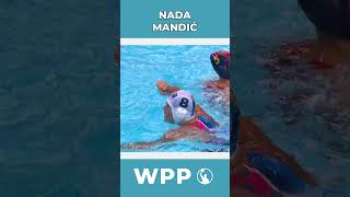 Two goals by Nada Mandic Womens Water Polo shorts waterpolo vaterpolo sport pallanuoto goals [upl. by Hinkle]