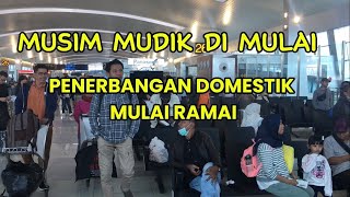 LIHAT PENUMPANG NAIK PESAWAT DI TERMINAL 3 PENERBANGAN DOMESTIK [upl. by Mayeda121]