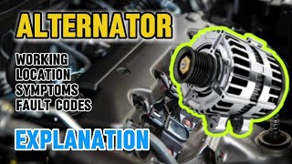 ALTERNATOR workinglocationSymtoms AND ● Testing of alternator [upl. by Ynnam980]