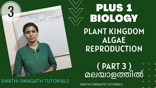 Part3plus1AlgaereproductionPlant kingdomBiologyBotany [upl. by Melesa]