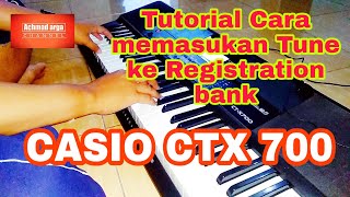 CASIO CTX700 RIVIEW TUNE REGISTRATION [upl. by Nnaeel]