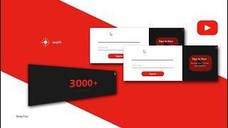 JavaFX UI Design  YouTube Subcribers UI Sample [upl. by Jacquie]