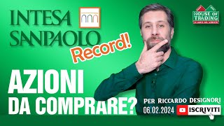 Intesa Sanpaolo cosa fare in Borsa dopo i risultati 2023 [upl. by Assyral850]