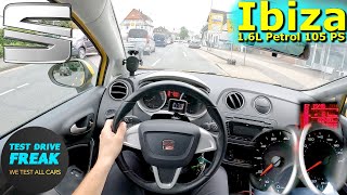 2010 Seat Ibiza 16 SC 105 PS CITY POV DRIVE with Fuel Consumption [upl. by Brockwell338]