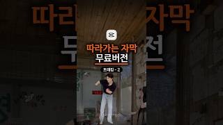 🎬 따라가는 자막 무료버전 편집법 캡컷 [upl. by Sybila]