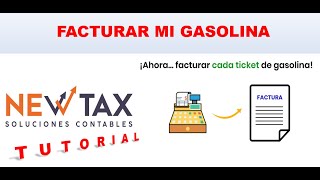 Facturar gasolina cómo hacerlo con mi ticket 2022  gasto deducible fácil y rápido [upl. by Lynette108]