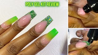 Testing out a Poly nail gel kit  Honest review  Morovan [upl. by Brabazon]