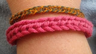 Einfaches Armband stricken  DIY [upl. by Intyrb]