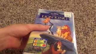 Walt Disneys The Lion King Masterpiece Collection VHS Unboxing [upl. by Gerger]