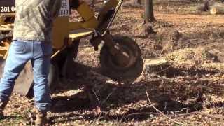 SC 602 Vermeer stump grinder in action [upl. by Souvaine]