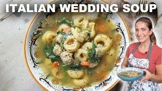 Italian Wedding Soup with Tortellini  Delicious Fall Recipe [upl. by Otrebron]