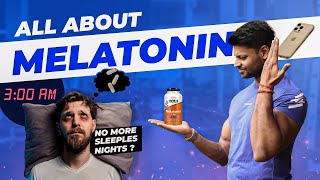 DOES MELATONIN SUPPLEMENT HELP YOU SLEEP ✅ ❌  fitness health bodybuilding [upl. by Raddie310]