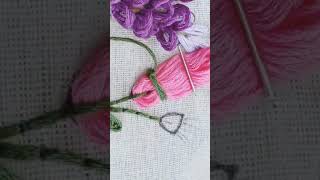 Flower Embroideryflowerembroidery flowers trwnding trending embroidery embroiderydesigns [upl. by Liliane]