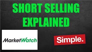 MarketWatch Stock Game Short Selling Explained For Beginners [upl. by Taggart]