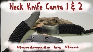 Neck Knife quot CANTA quot Handmade Knife [upl. by Atiuqiram]