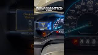 2013 Ford CMax Oil Maintenance Reminder Reset Procedure oilchange [upl. by Akirat]