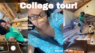 COLLEGE TOUR  Weekend Trip To NORTH CAROLINA [upl. by Aenet]