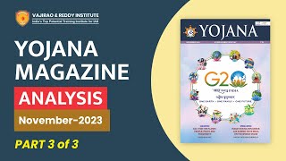 Yojana Magazine November 2023 Part3 Complete Analysis for UPSCState PSC Exams  Vajirao amp Reddy [upl. by Ehling]