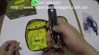 Vaporizador Herbal G Pro Grenco Science DGK Tutorial [upl. by Vaughan]