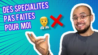 Les Spécialités MEDICALES que je naurais PAS pu faire [upl. by Yramesor]