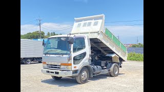 1998 Model Fuso Fighter Dumper 6D17 Engine [upl. by Nerret]