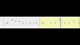 MONTAGEM FIM ESTRELAR  SLOWED Easy Guitar Tabs Tutorial [upl. by Ramar]