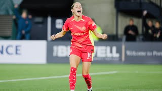 GOAL  Janine Beckie seals Thorns victory with solo effort in stoppagetime [upl. by Aillicirp]