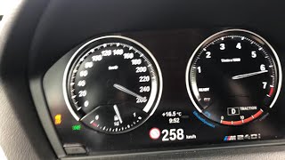 260 KMH Top Speed Run 2017 BMW M240i xDrive Convertible F23 LCI On German Autobahn [upl. by Mcclain]