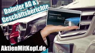 Daimler Aktie Geschäftsbericht für Dummies  Geschäftsberichte richtig lesen Teil 12 [upl. by Burger]