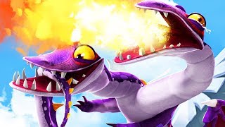 TWO HEADED DRAGON BURNS EVERYTHING  Hungry Dragon Gameplay Part 5  Pungence [upl. by Naoma]