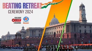 LIVE  Beating Retreat 2024  Annual Musical Extravaganza  29th January 2024 [upl. by Harelda]