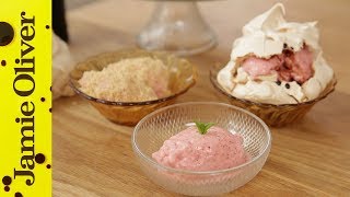 How to make a 45 Second Ice Cream  Jamie Oliver [upl. by Terrag]