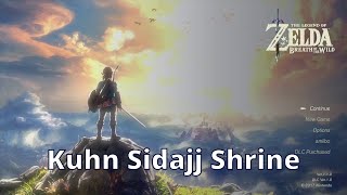 Kuhn Sidajj Shrine  Zelda Breath of the Wild  100 Walkthrough Playthrough Guide 68 [upl. by Nehttam]