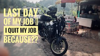 Last Day Of My Job  I Quit My Job Because  Kannada Vlog [upl. by Enomad]