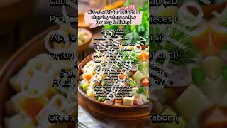 Classic Olivier salad a step by step recipe for any holiday [upl. by Negriv845]