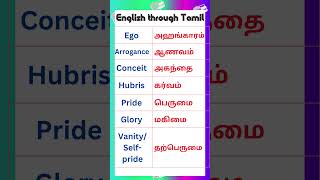 41 Vocabulary for Spoken English in Tamil vocabularyintamil spokenenglishintamil [upl. by Trilbee]