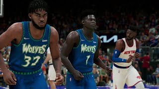 New York Knicks vs Minnesota Timberwolves  NBA Today 1182022  Full Game Highlights  NBA 2K22 [upl. by Ecinej365]