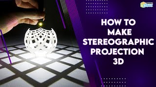 How to make Stereographic projection 3D [upl. by Artinahs]