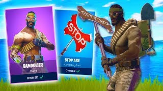 NEW EPIC BANDOLIER SKIN amp SOLID GOLD SOLOS  Fortnite Battle Royale [upl. by Rebor]