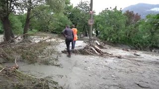 Nubifragi in Piemonte la testimonianza di un abitante della Val di Susa [upl. by Applegate]