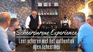 Scheercursus Experience het open scheermes  Scheersalonnl [upl. by Nevins344]