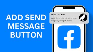 How To Add Send Message Button To Facebook Posts  Facebook Page Message Option On [upl. by Lashondra]