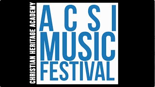 Christian Heritage Academy ACSI Music Festival 2016 [upl. by Euqirne]