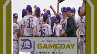 TX High School Baseball Brackett Tigers vs D’Hanis Cowboys [upl. by Ahsiekel]