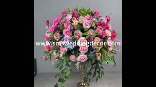 Large Flower Centerpieces Wedding [upl. by Yrtua]