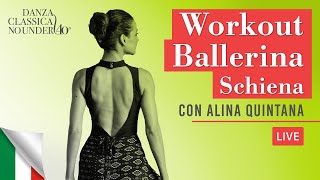 Workout Ballerina Schiena ✨ [upl. by Ahsuatal]