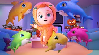 Halloween Baby Shark  Song for Kids  Boo Kids Song amp Nursery Rhymes [upl. by Giarg]