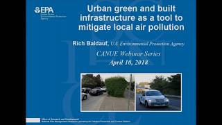 Green and Built Infrastructure as Tools to Mitigate Air Pollution [upl. by Odnalo26]