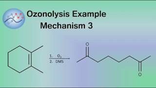 Ozonolysis Example Mechanism 3  Organic Chemistry [upl. by Parette]