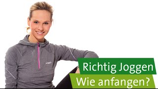 Joggen für Anfänger – Wie anfangen [upl. by Ludlew629]